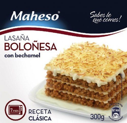 Lasaña bechamel